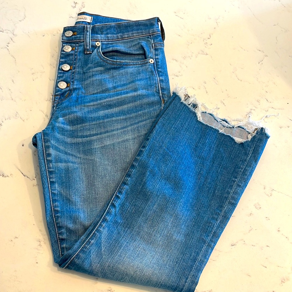 Madewell Cali Demi Boot Cropped Jeans